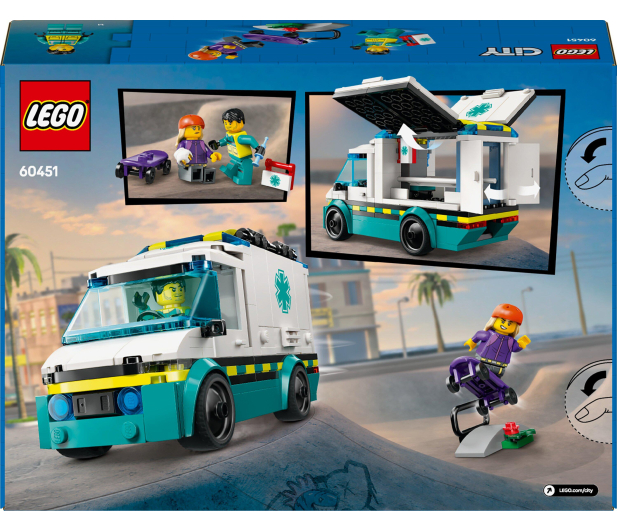LEGO City 60451 Karetka pogotowia - 1284114 - zdjęcie 8